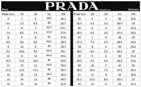 prada men's size chart.